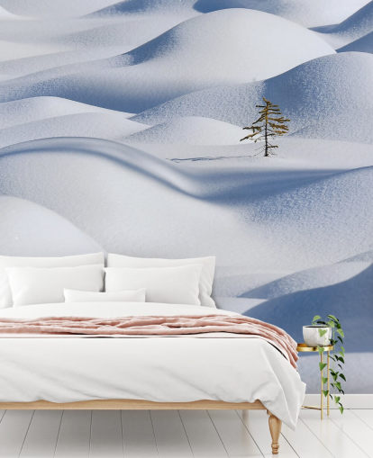 Snowy Hills Hintergrundbild