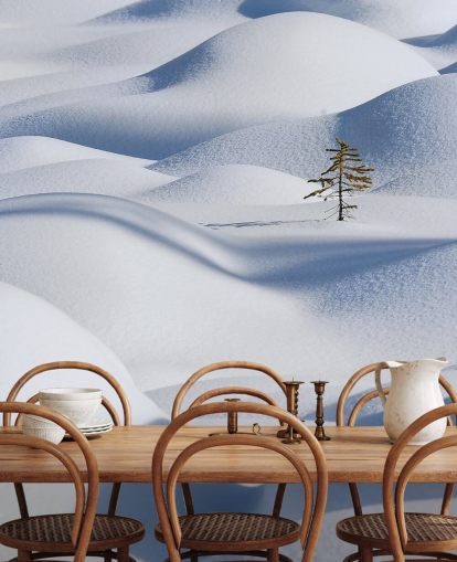 Carta da parati Snowy Hills Carta da parati Snowy Hills