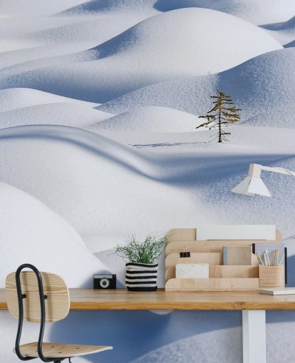 Carta da parati Snowy Hills Carta da parati Snowy Hills