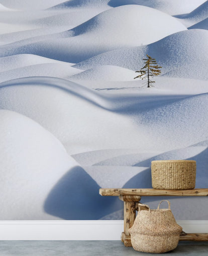 Snowy Hills Wallpaper