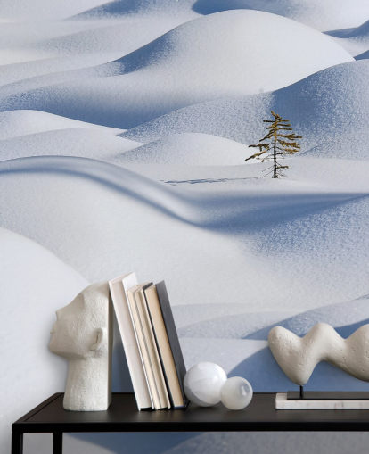Snowy Hills Bakgrund