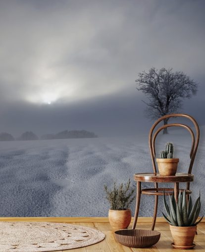 Snøhvit vinter åsside Bakgrunn