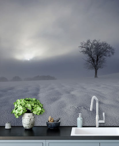 Fondo de pantalla de Snowy Winter Hillside