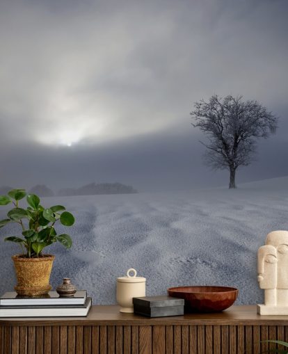 Snøhvit vinter åsside Bakgrunn