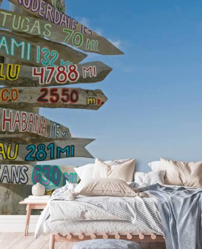 Key West Signpost Mural