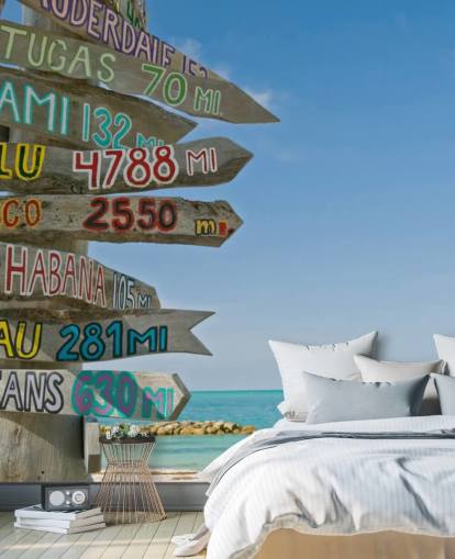 Mural Cartel indicador de Key West