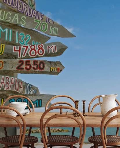Key West Wegweiser-Wandbild