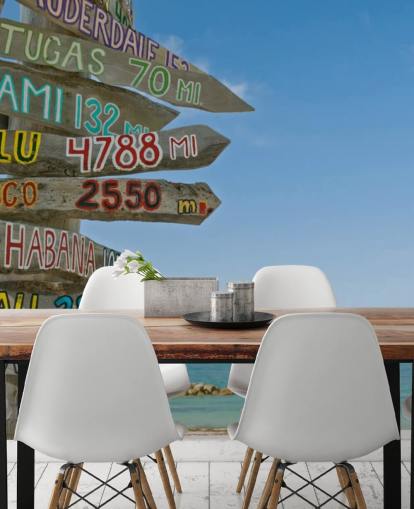 Key West Signpost Mural