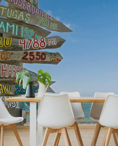 Key West Signpost Mural