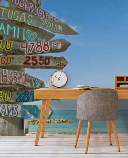 Key West Signpost Mural Key West Signpost Mural