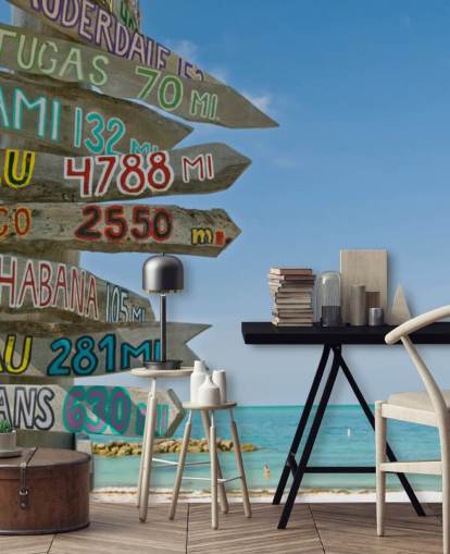 Key West Signpost Mural