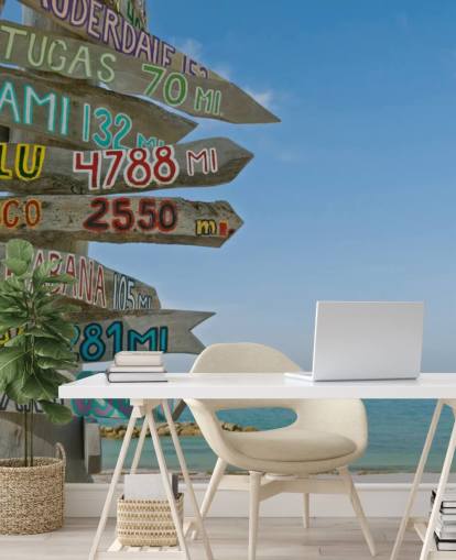 Key West Signpost Mural Key West Signpost Mural