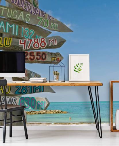 Key West Signpost Mural
