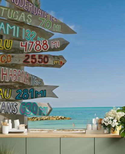 Mural Cartel indicador de Key West