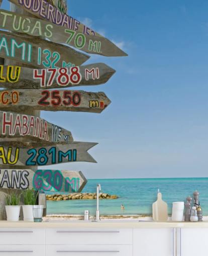 Key West Signpost Mural