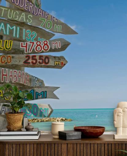Mural Cartel indicador de Key West