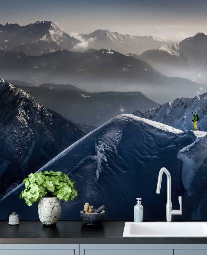 Walker på Snowy Mountain