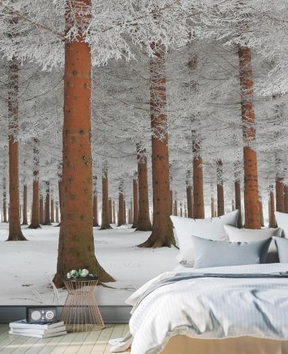 In White Wall Mural Wallpaper In White Wall Mural Wallpaper