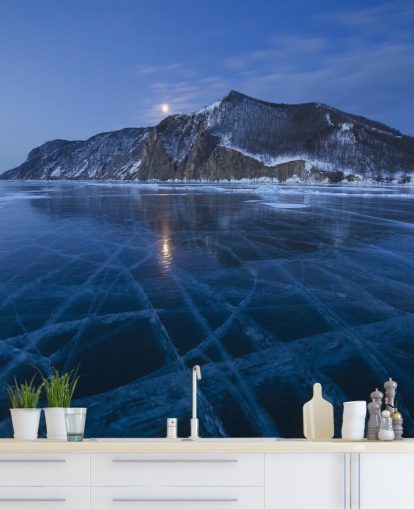 Frozen Lake behang Frozen Lake behang