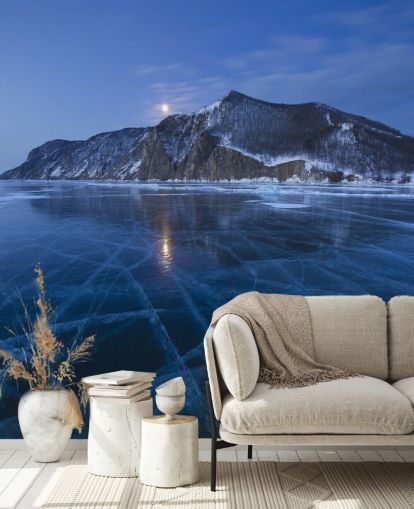 Frozen Lake Baggrund