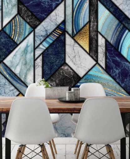 art deco blue marble wallpaper art deco blue marble wallpaper