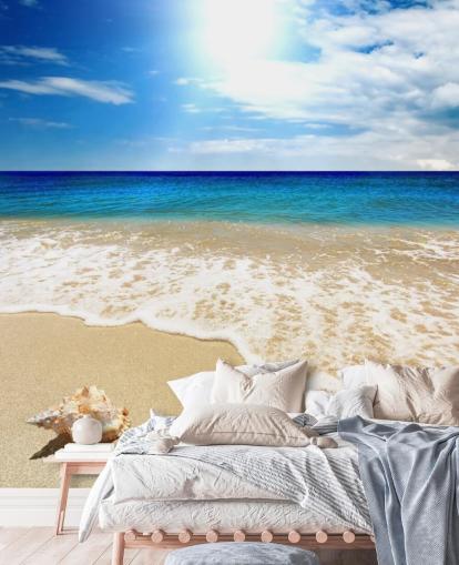 Papier Peint Plage et Shell