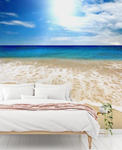 Papel de parede de praia e concha