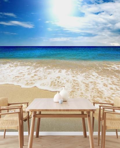 Papel de parede de praia e concha