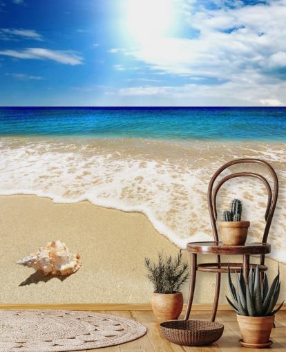 Beach and Shell Wallpaper