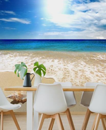 Papel Pintado Playa y Conchas Papel Pintado Playa y Conchas