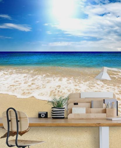 Papel Pintado Playa y Conchas