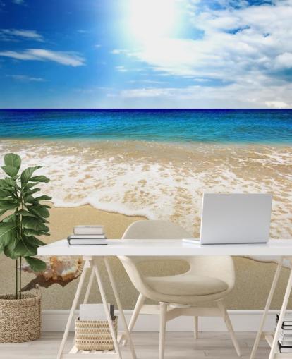 Beach and Shell Wallpaper