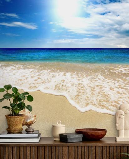 Strand och Shell Bakgrund Strand och Shell Bakgrund