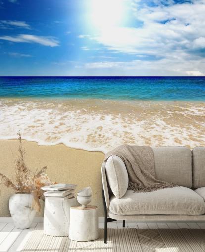 Papel Pintado Playa y Conchas