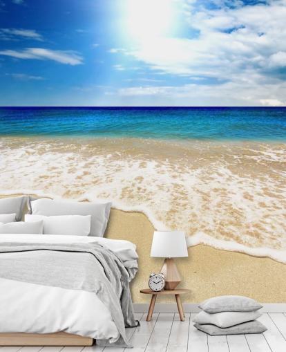 Papel Pintado Playa y Conchas