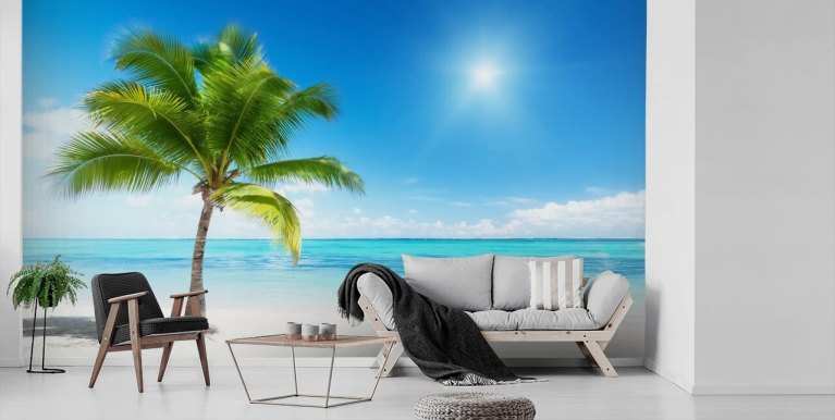 Beach Wallpaper & Tropical Beach Wall Murals | Wallsauce US