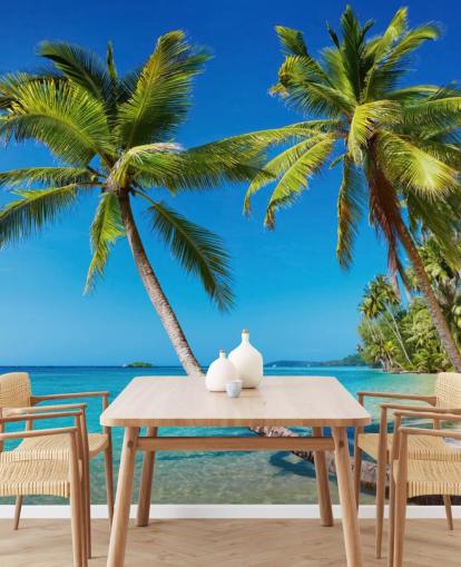 Tropical Beach Mural