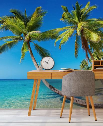 Tropical Beach Mural