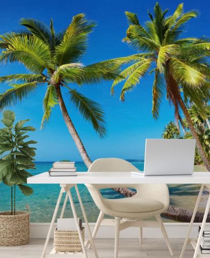 Tropical Beach Mural