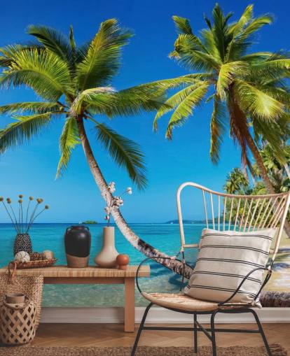 Tropical Beach Mural