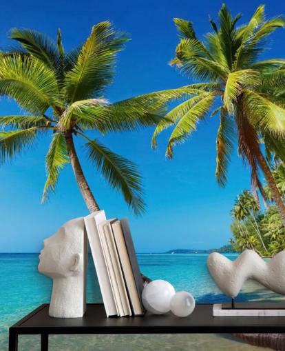 Tropical Beach Mural