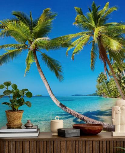 Tropical Beach Mural