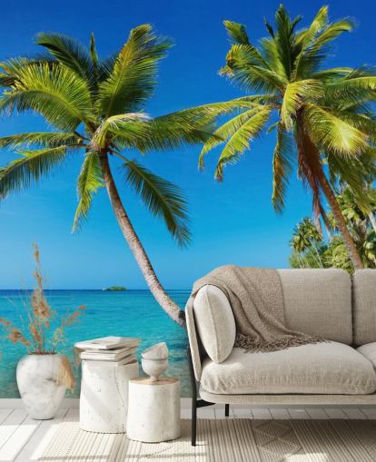 Tropical Beach Mural