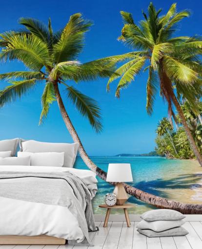 Tropical Beach Mural
