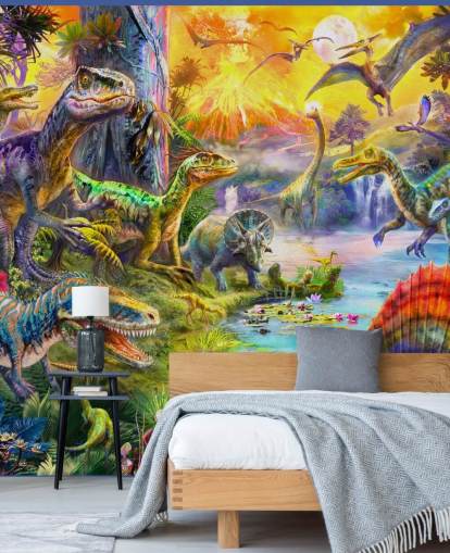 dinosaur land illustration dinosaur land illustration