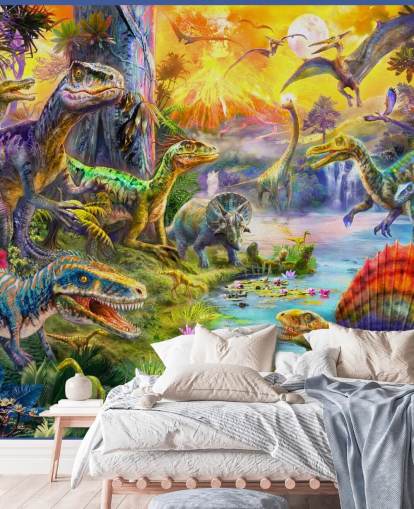 dinosaur land illustration