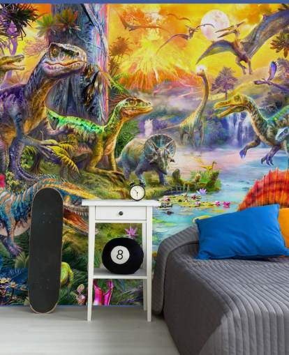 dinosaurlandsillustrasjon dinosaurlandsillustrasjon