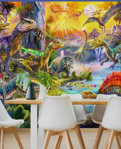 dinosaur land illustration