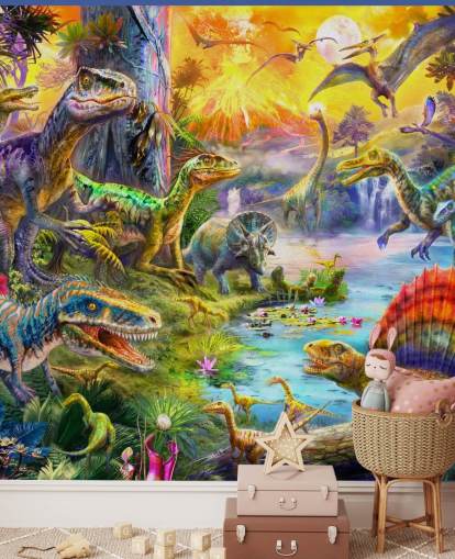 Abbildung des Dinosaurierlandes