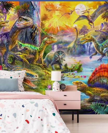 dinosaur land illustration